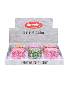 Metall Grinder Mandala 4-teilig &oslash;52mm verschiedene Designs