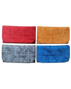 Tabak-Beutel "Midi" PU Square Woven Designs