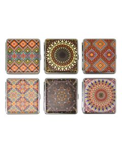 Zigaretten Etui Metall KS - PU Mandala Designs