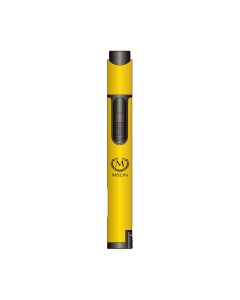 Stabfeuerzeug Jet Claviers 16,5cm inkl. Zigarrenablage, Piercer, Punch Gelb