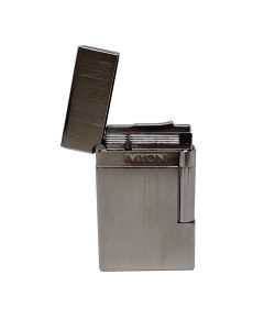 Zigarrenfeuerzeug Paris Brass Lighter No. 8 Silver Brushed