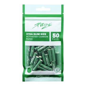 PURIZE Aktivkohlefilter - Xtra Slim Size - Grün - 6mm