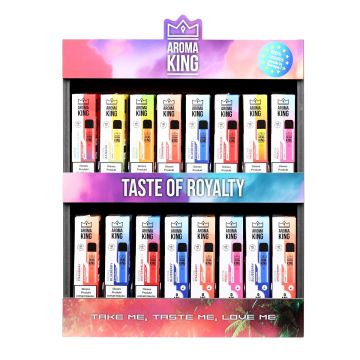 Aroma King Basis-Aufsteller bestückt - 80 Stück