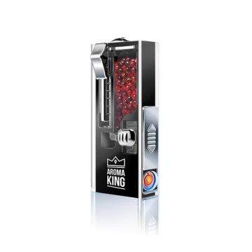 Flavour Applikator Schwarz mit wiederaufladbarem USB-Feuerzeug 