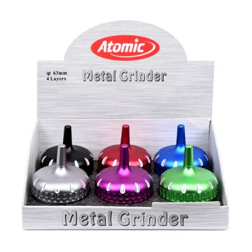 Alu Grinder Kreisel ø63 mm farblich sortiert