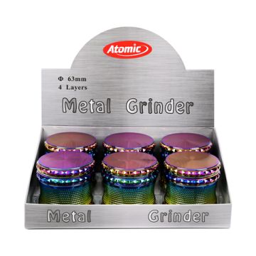 Metall Grinder 4-teilig ø63mm farblich sortiert