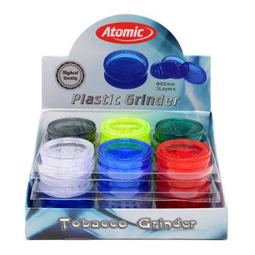 Plastik Grinder 3-teilig ø60mm 6-farbig sortiert