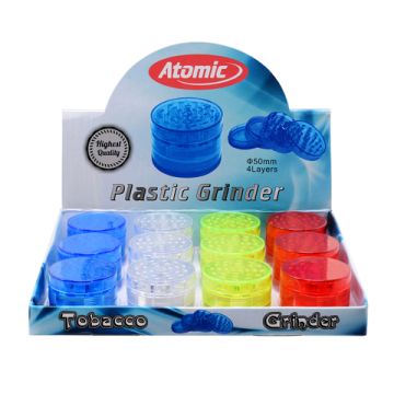 Plastik Grinder 4-teilig ø50mm 6-farbig sortiert