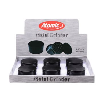 Metall Grinder 3-teilig ø50mm komplett Schwarz