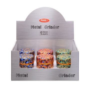 Metall Grinder Taiko 3-teilig ø 45mm 3-farbig Keramik Design 