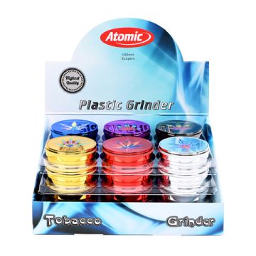 Plastik Grinder Metallic Farbe 3-teilig ø61mm 6-farbig sortiert 