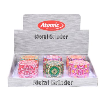 Metall Grinder Mandala 4-teilig ø52mm verschiedene Designs