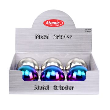Metall Grinder Kugel 3-teilig ø63 mm 2-farbig sortiert