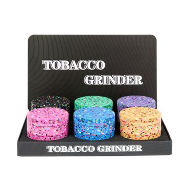Metall Grinder Streusel Design 4-teilig ø60mm  6-farbig sortiert