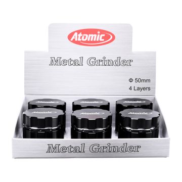 Alu Grinder ø50mm, 4 Teile Schwarz & Dark Gun sortiert