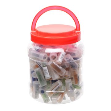 Joint Glas Mundstück 5-farbig sortiert