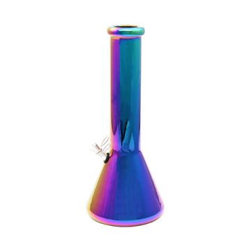 Glas Bong Rainbow + Alubowl  33 cm  7mm dick