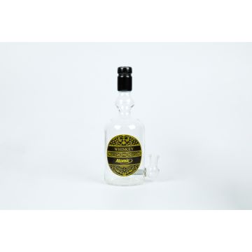 Glas Bong Flasche 23 cm  2mm Glasdicke