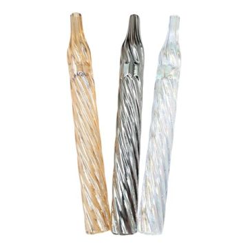 Doppelwand Chillum für Glasbongs 12,5cm x 1,3 cm