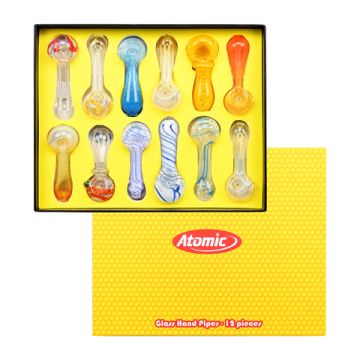 Glaspfeife 8cm  verschiedene Designs 
