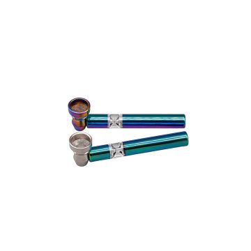 Glas Pfeifen 9,5cm Rainbow inkl. Sieb
