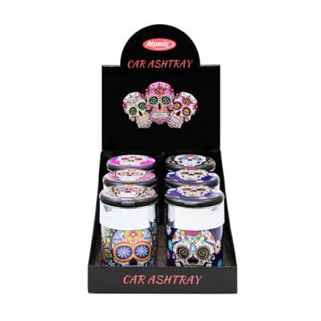 Auto Aschenbecher LED Catrina 6 Design sortiert
