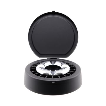 Rauchfrei Aschenbecher mit Deckel schwarz matt EVP