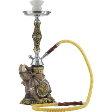 Wasserpfeife 40 cm 1 Schlauch Elefant