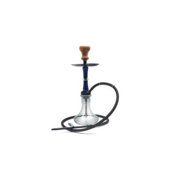 Alu Wasserpfeife 47 cm Blau