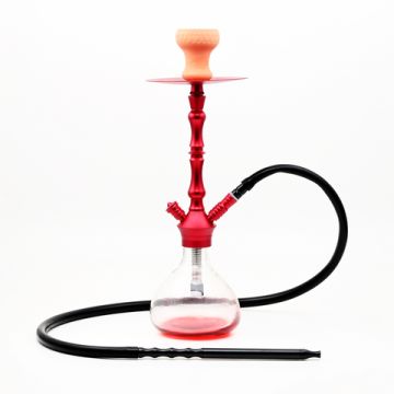 Wasserpfeife 50 cm 1 Schlauch Rot