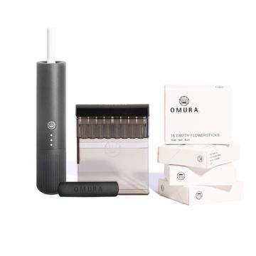 S1 COMPLETE-SET in schwarz inkl. Home Filling System, 4x 16 Flowersticks