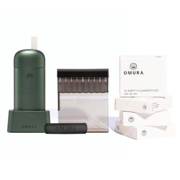 X1 COMPLETE-SET in grün inkl. Home Filling System, 4x 16 Flowersticks