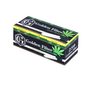 Golden Filter  Green Verve CBD Zigarettenhülsen KS 250+25 Stück
