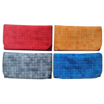 Tabak-Beutel "Midi" PU Square Woven Designs