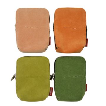 Zigaretten Beutel Zip PU Natural Alcantara Design