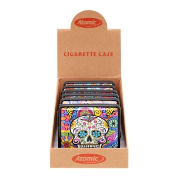 Zigarettenetui mit Gummiband PU La Catrina
