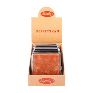 Zigarettenetui Metall KS mit Gummiband Classic Design sortiert