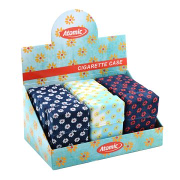 Exclusive Zigaretten Box Blumen Design farblich sortiert