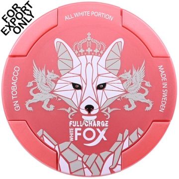 WHITE FOX Nikotinbeutel - Rot Full Charge