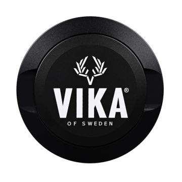 Dose aus Alu in Schwarz mit Slogan