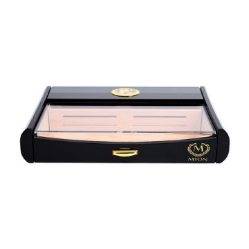 Humidor Model X  Schwarz Carbon