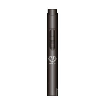 Stabfeuerzeug Jet Claviers 16,5cm inkl. Zigarrenablage, Piercer, Punch Schwarz