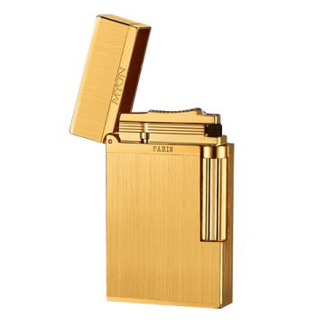 MYON - Zigarrenfeuerzeug - Paris Brass Nr. 3 (Gold Satin Design)