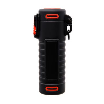 Outdoor X-Spark USB Feuerzeug Schwarz / Rot