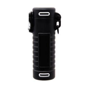 Outdoor X-Spark USB Feuerzeug Schwarz / Weiss 