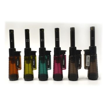 Mini Jetflamme  5-farbig semi transparent sortiert