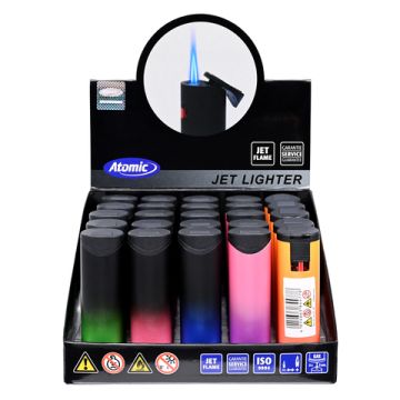 Round Jetflamme 2-tone 5-farbig Metallic sortiert