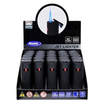 Round Jetflamme schwarz rubber - ohne WL