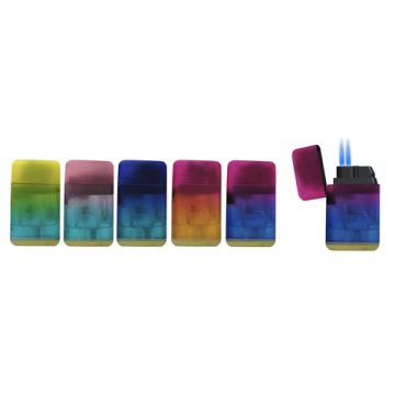 Square Double Jet  2-Tone 5-farbig rubber sortiert