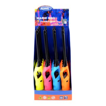 Stabfeuerzeug Marie 27cm 4 Farben Sortiert